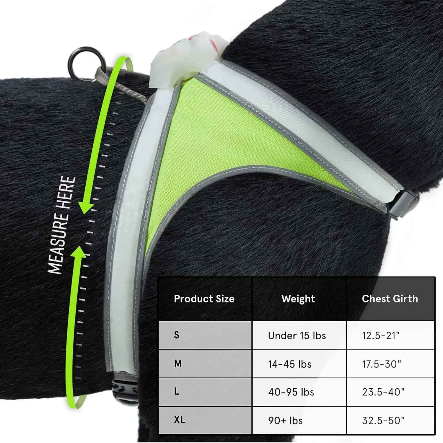 LED Light-Up Dog Harness USB Rechargeable Reflective Vest