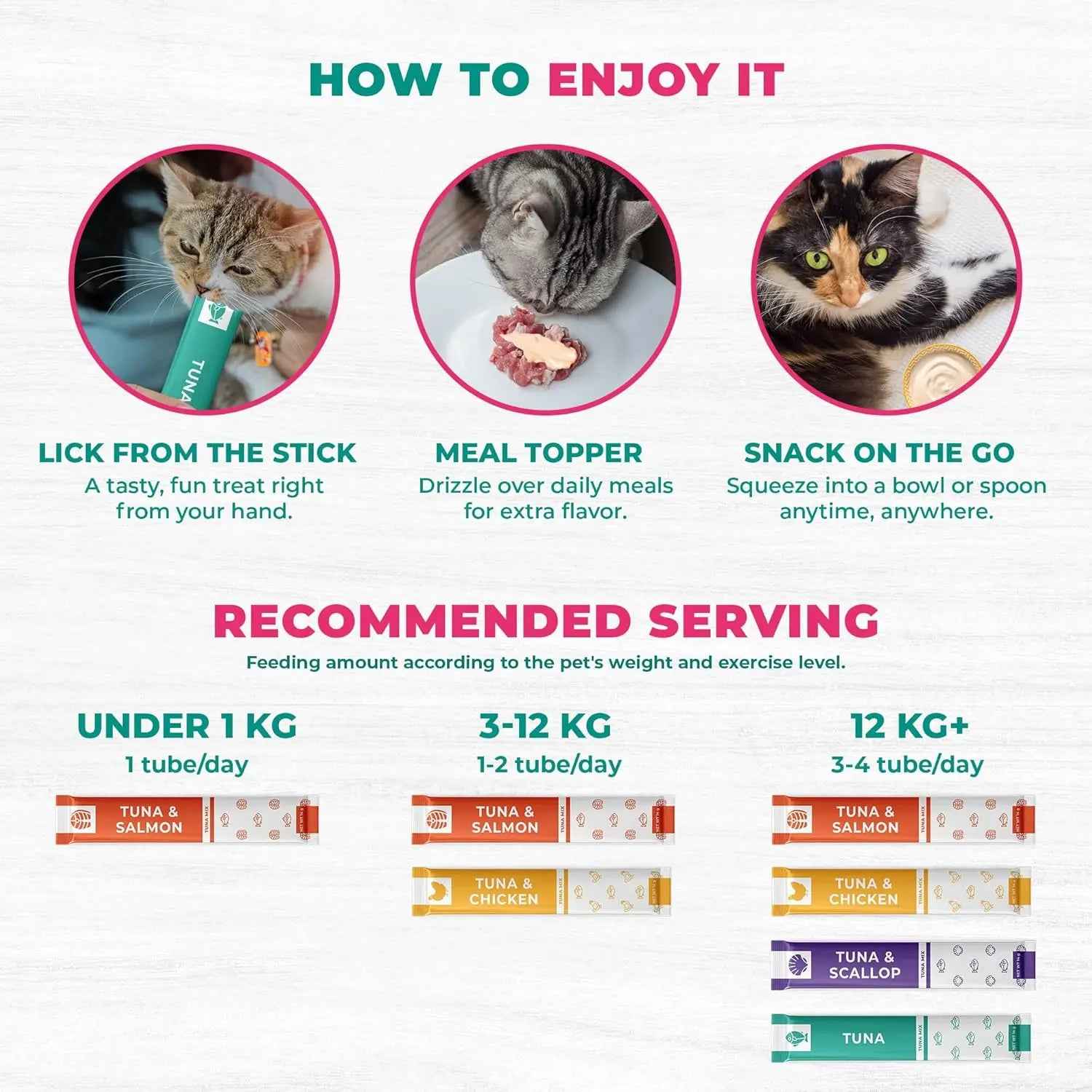 Lickable Cat Treats – Tuna Mix, 40 Sticks, Urinary Care & Multivitamin