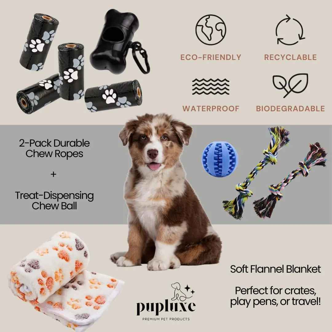 22-Piece Puppy Starter Kit  Training & Care Essentials