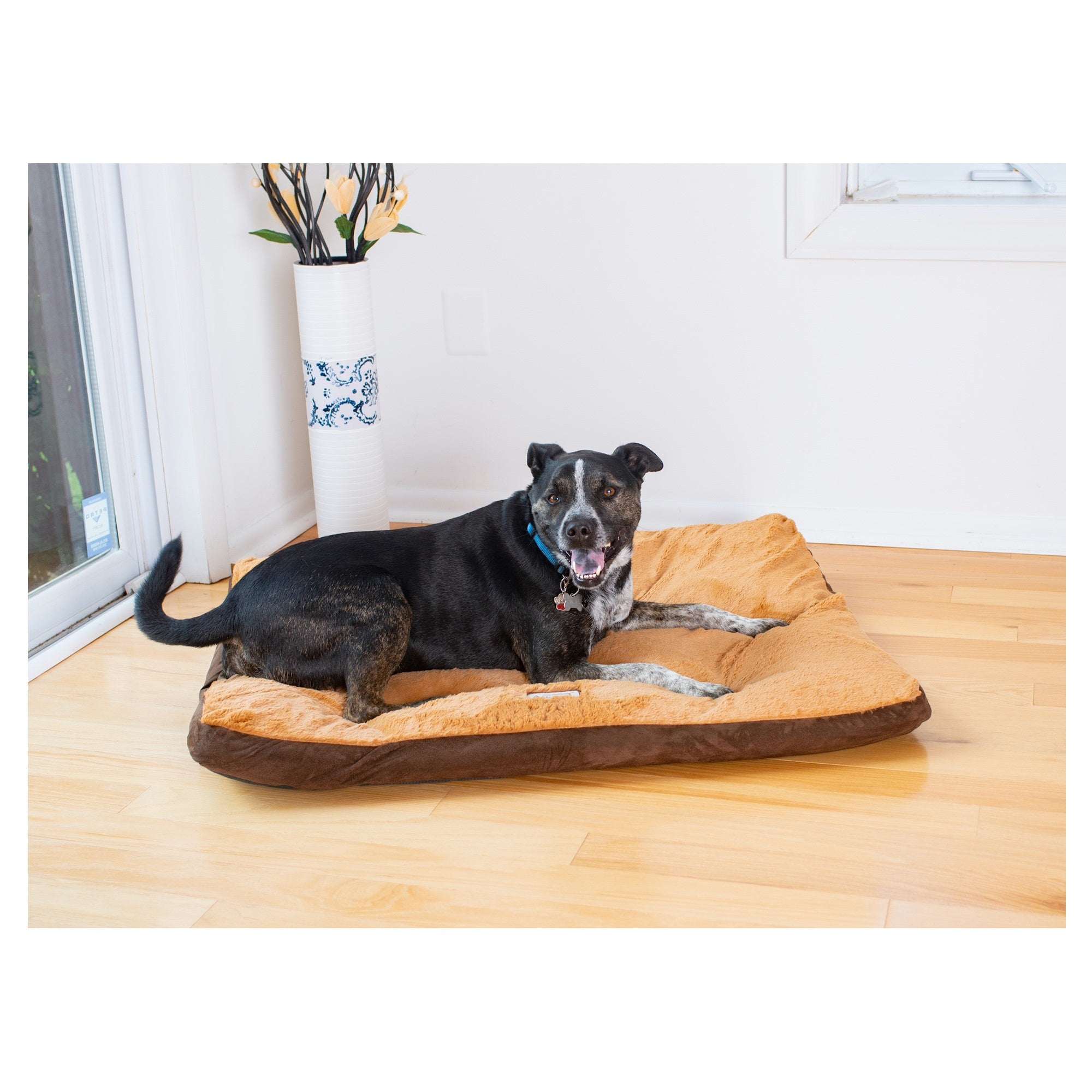 Armarkat Brown Pet Bed, 39-Inch By 28-Inch By 5-Inch