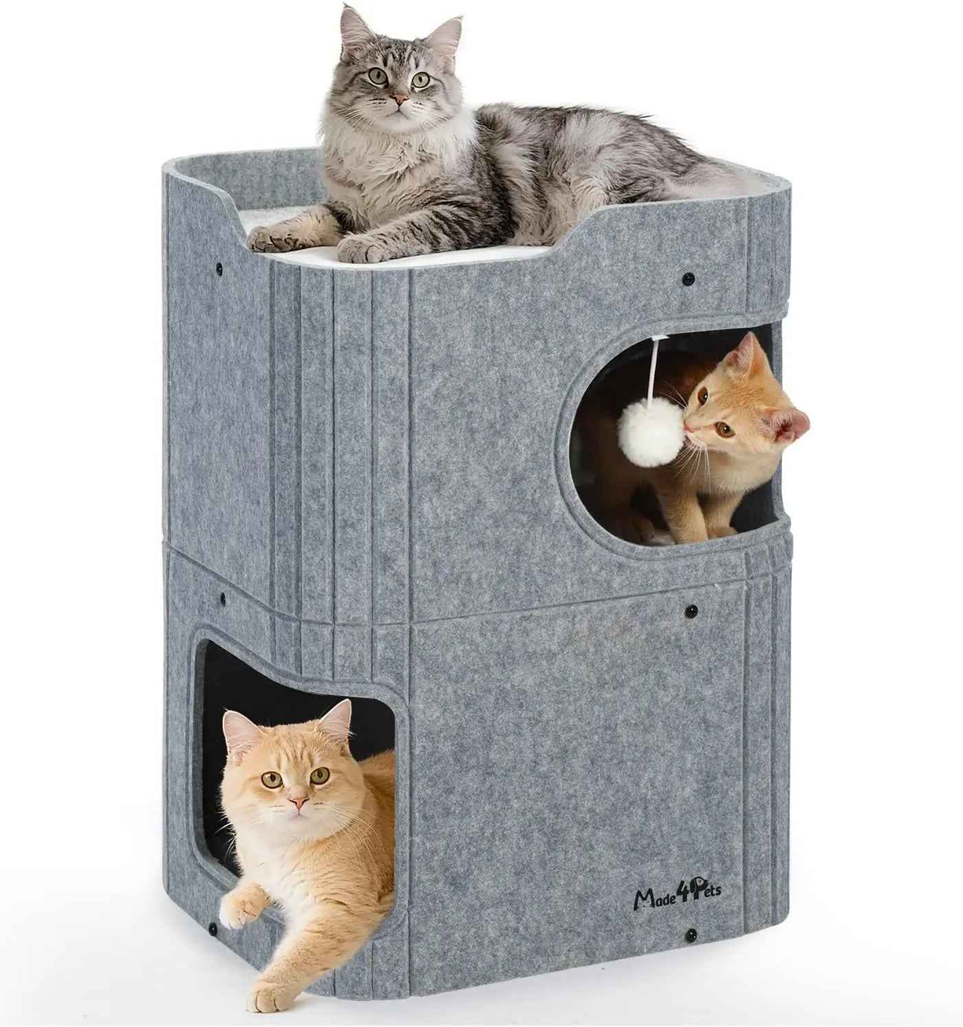 Indoor Cat House  Cozy Retreat for Cats
