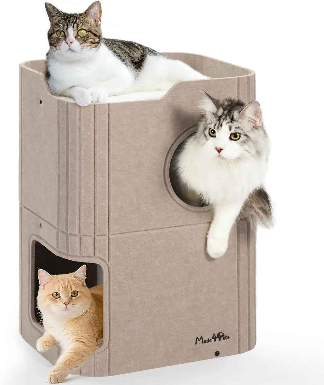 Indoor Cat House  Cozy Retreat for Cats