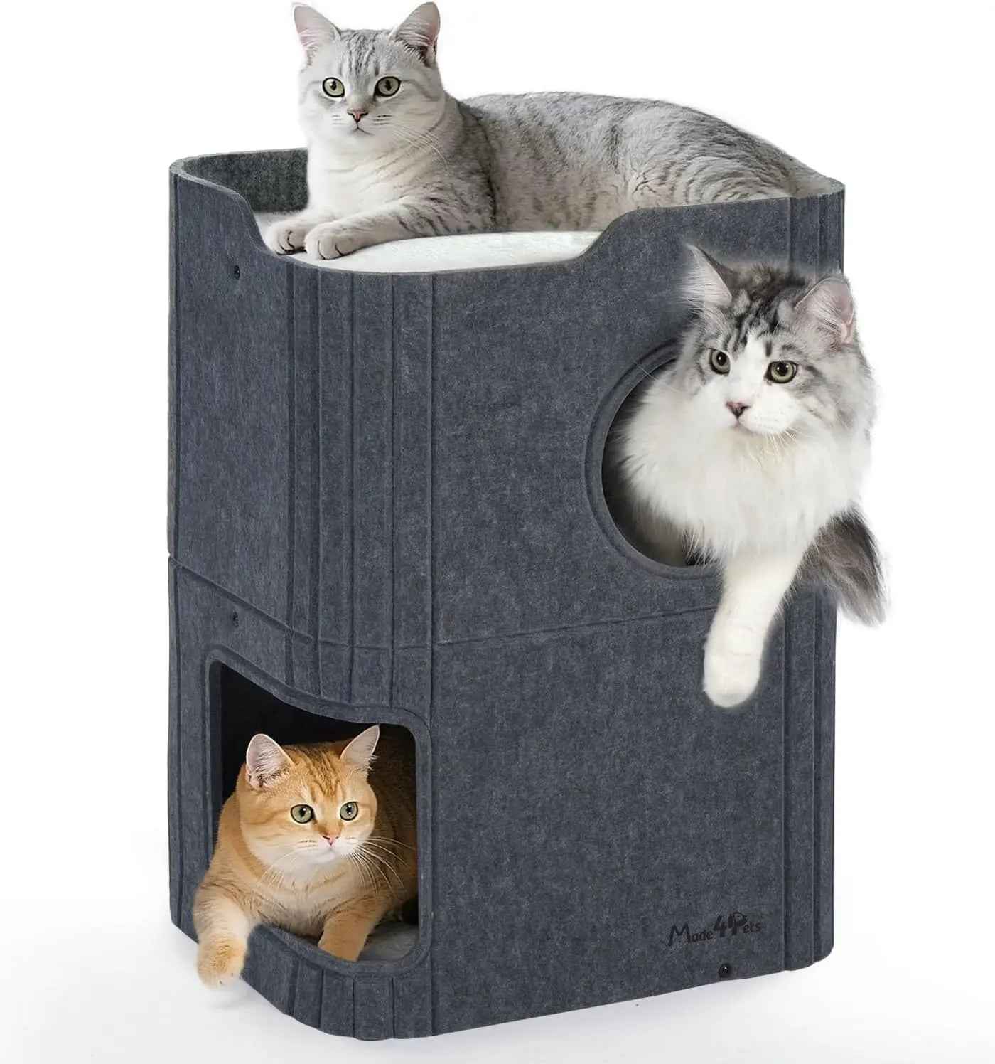 Indoor Cat House  Cozy Retreat for Cats