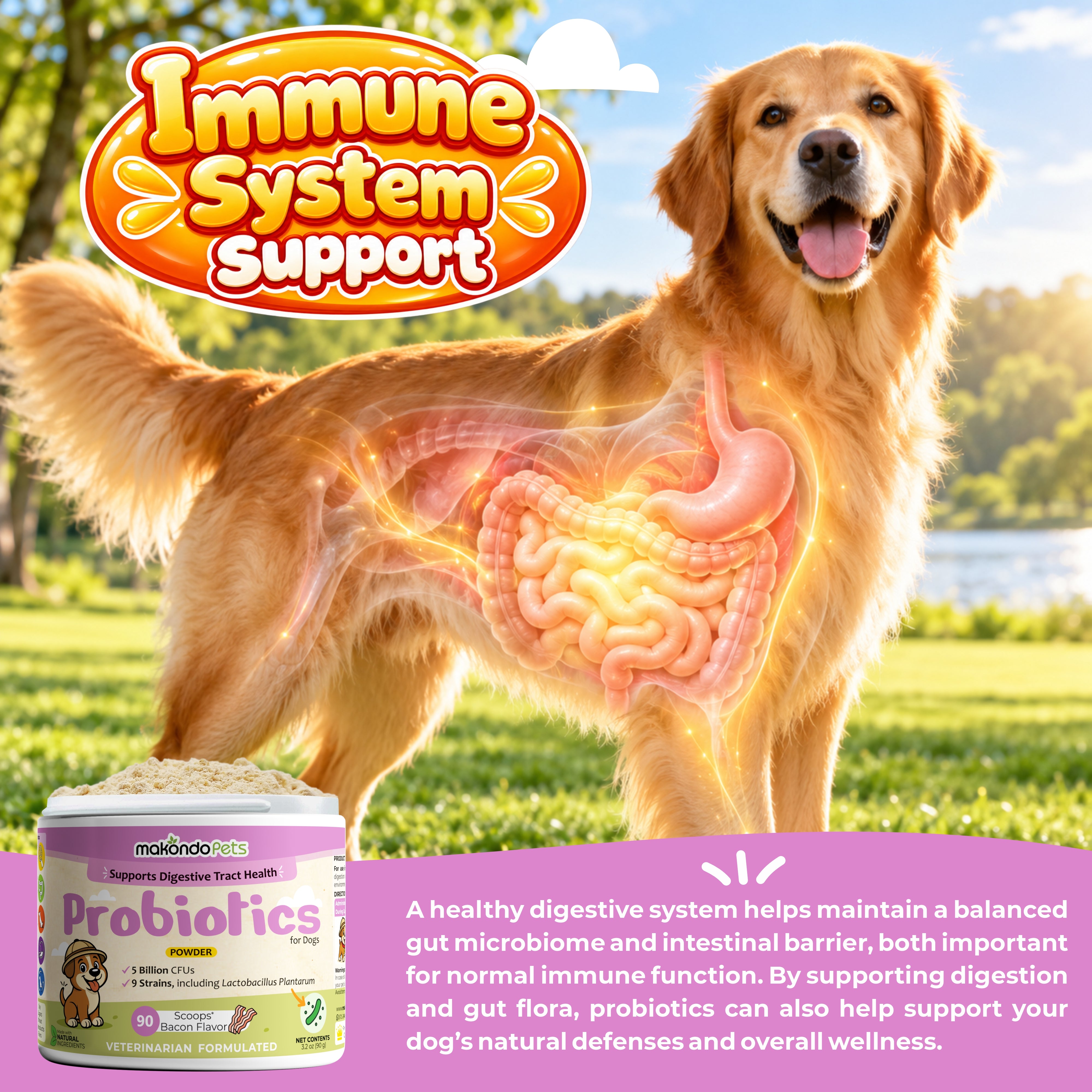 Probiotics for Dogs | Weaning Puppies | 90 Scoops