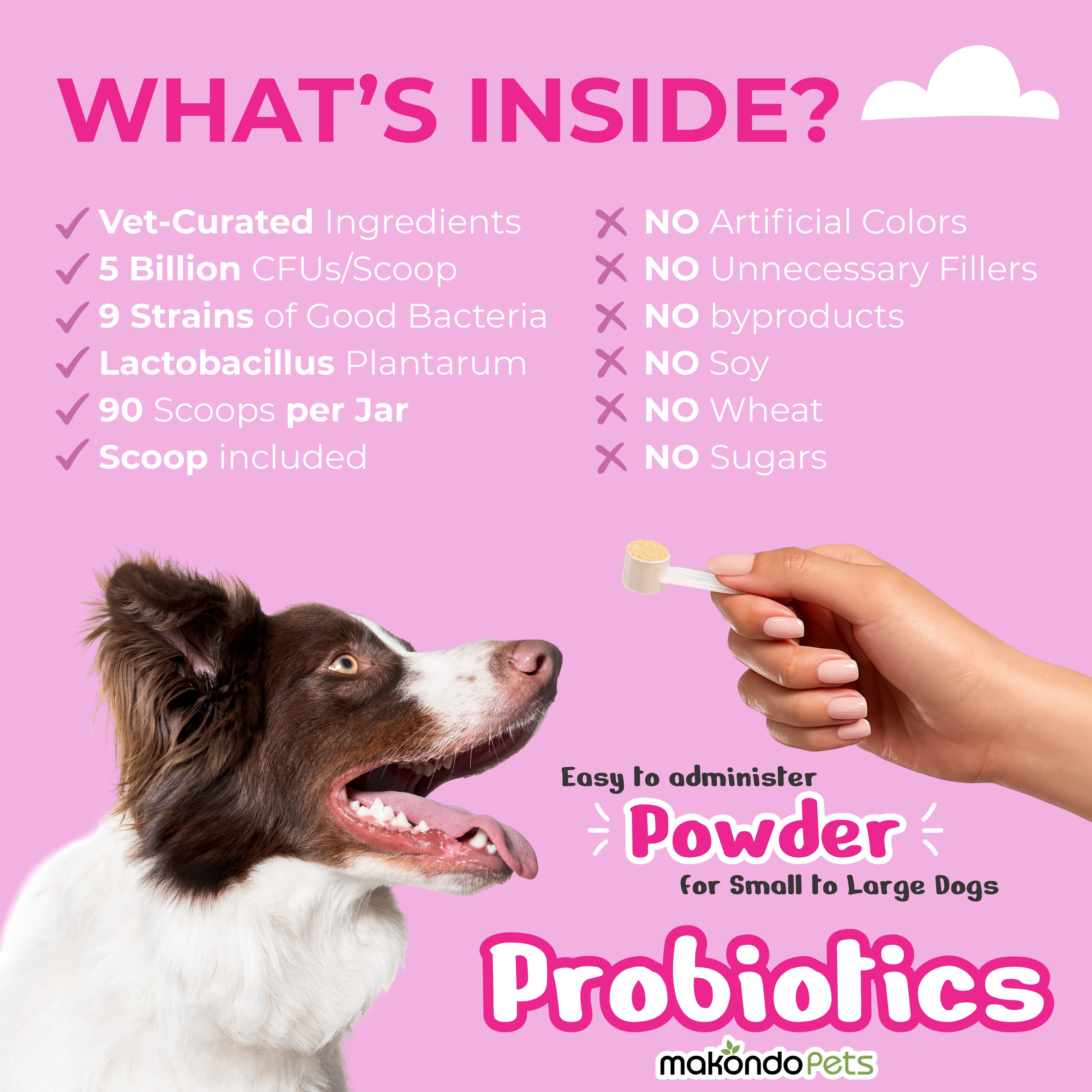 Probiotics for Dogs | Weaning Puppies | 90 Scoops