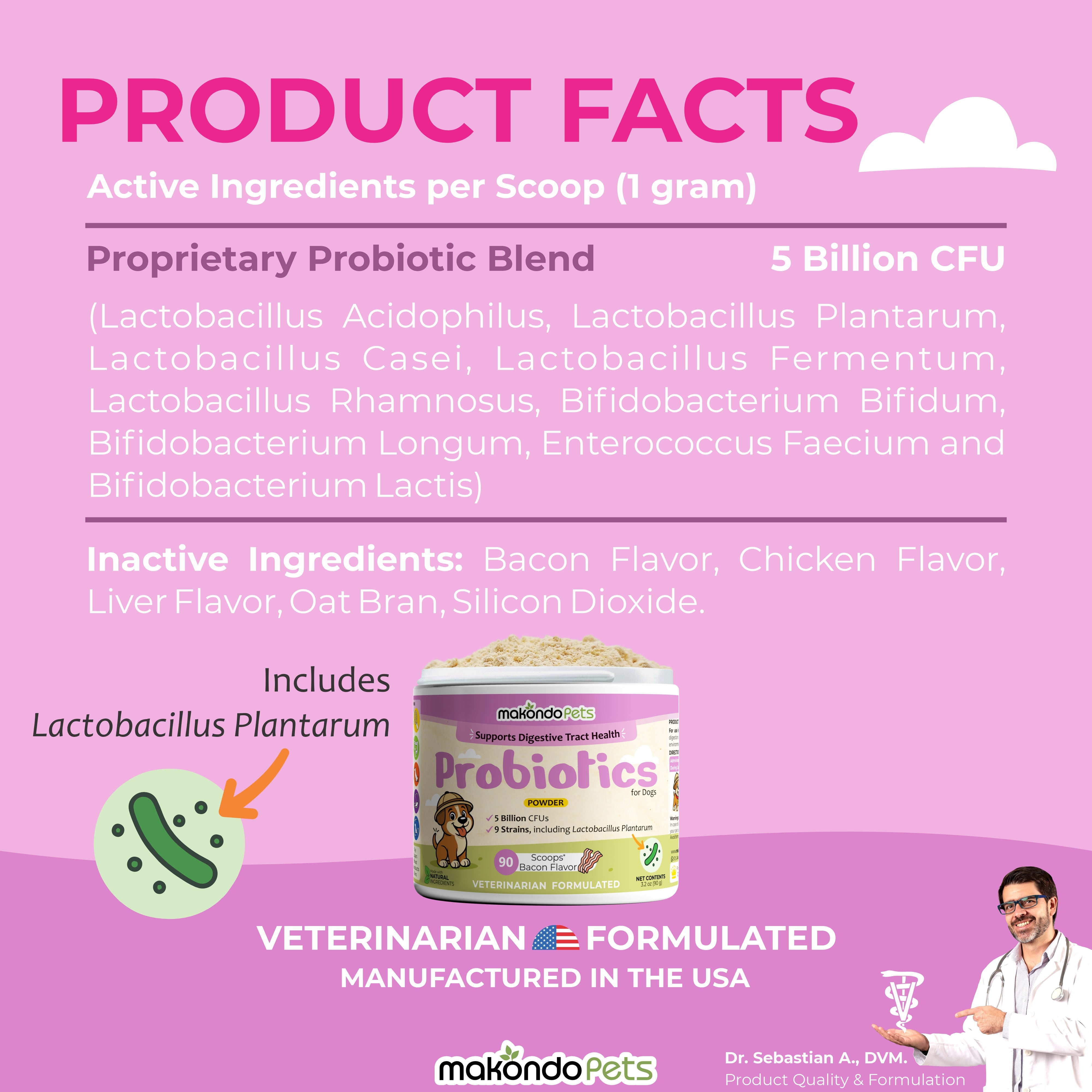 Probiotics for Dogs | Weaning Puppies | 90 Scoops