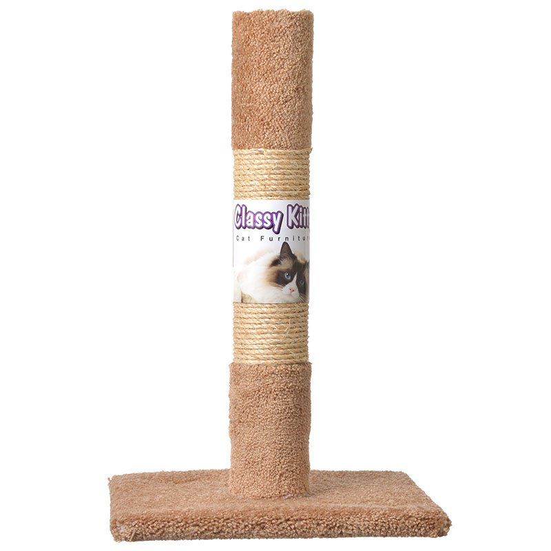 Classy Kitty 32' Decorator Cat Post 16.2X32X16.2