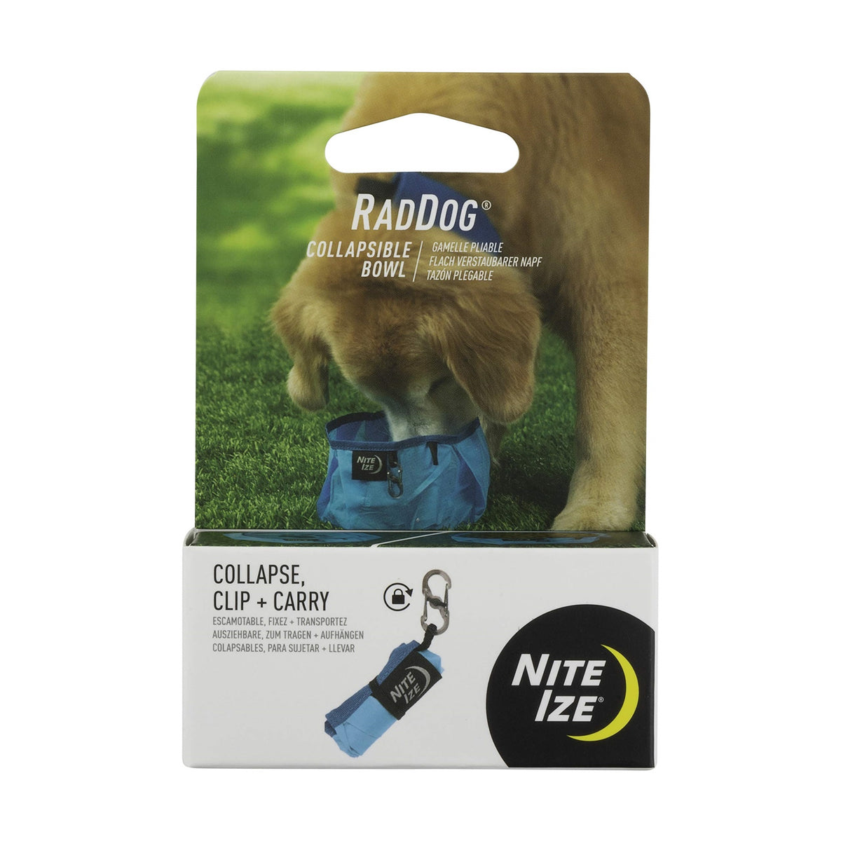 2023 NITE IZE RadDog Collapsible Bowl, Blue, MAP: $9.89