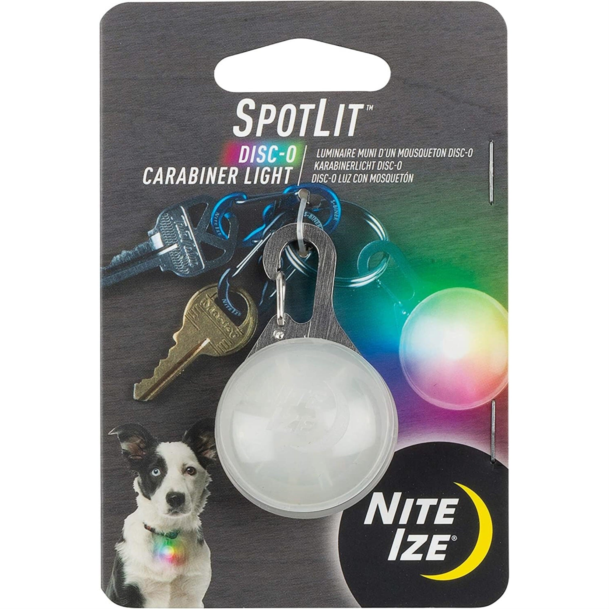 2023 Nite Ize Spotlit Carabiner Light, Stainless/Disc-O Led, Map: $7.64