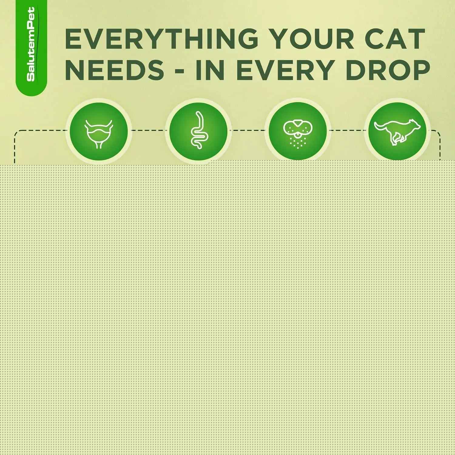 Natural Immune Support Drops for Cats, Chicken Flavor Liquid Supplement 2oz