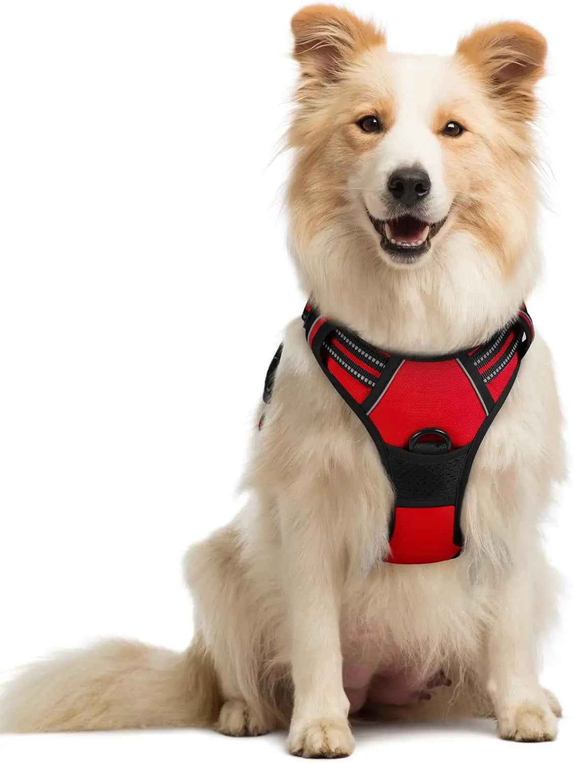 No-Pull Reflective Dog Harness with Dual Leash Clips – Adjustable Oxford Vest