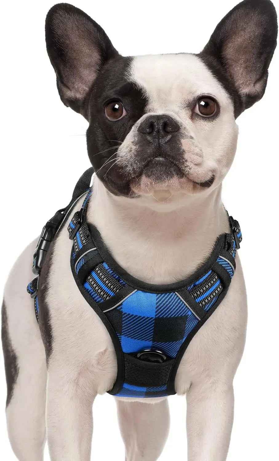 No-Pull Reflective Dog Harness with Dual Leash Clips – Adjustable Oxford Vest