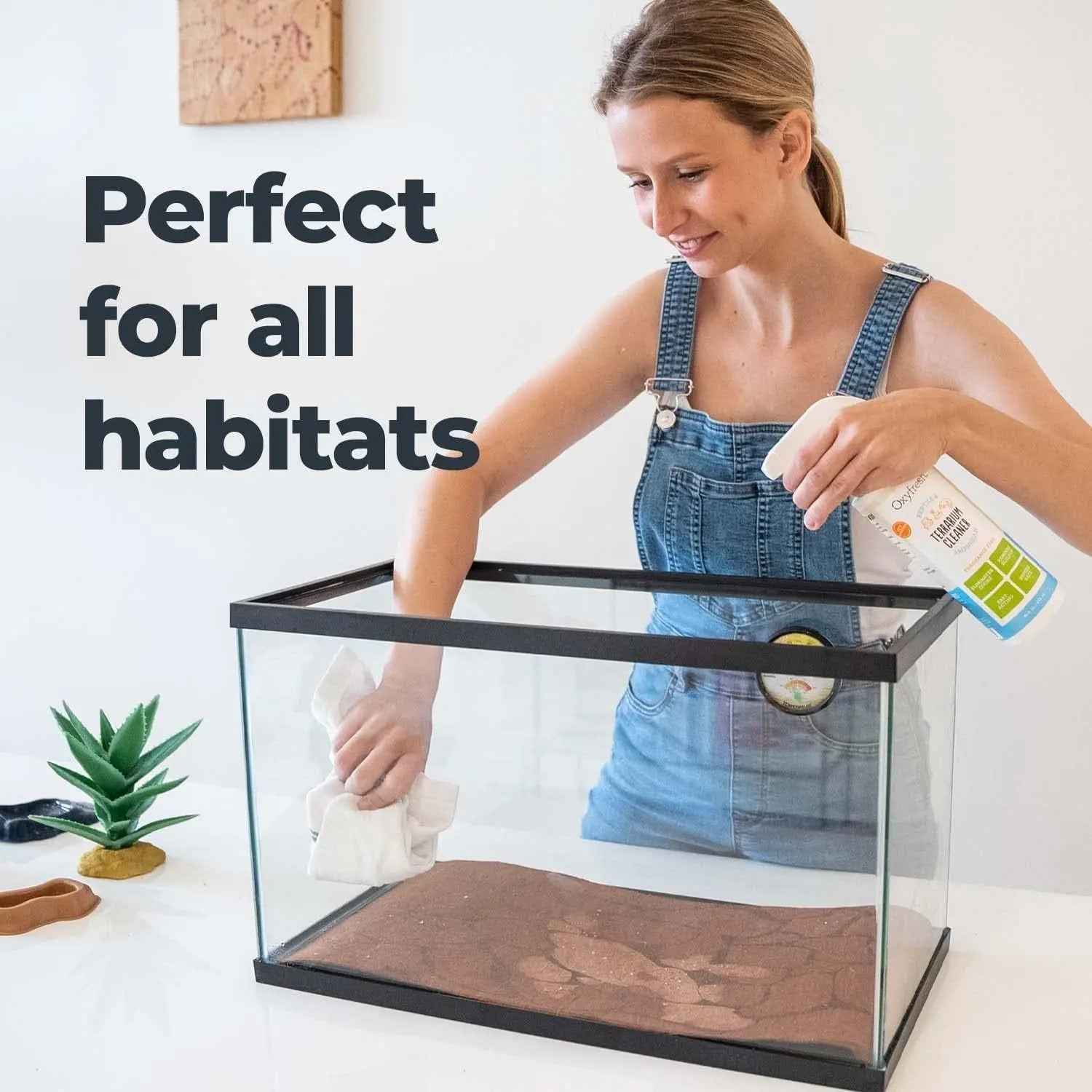 Oxyfresh Reptile Terrarium Cleaner Odor Eliminator Bleach Free