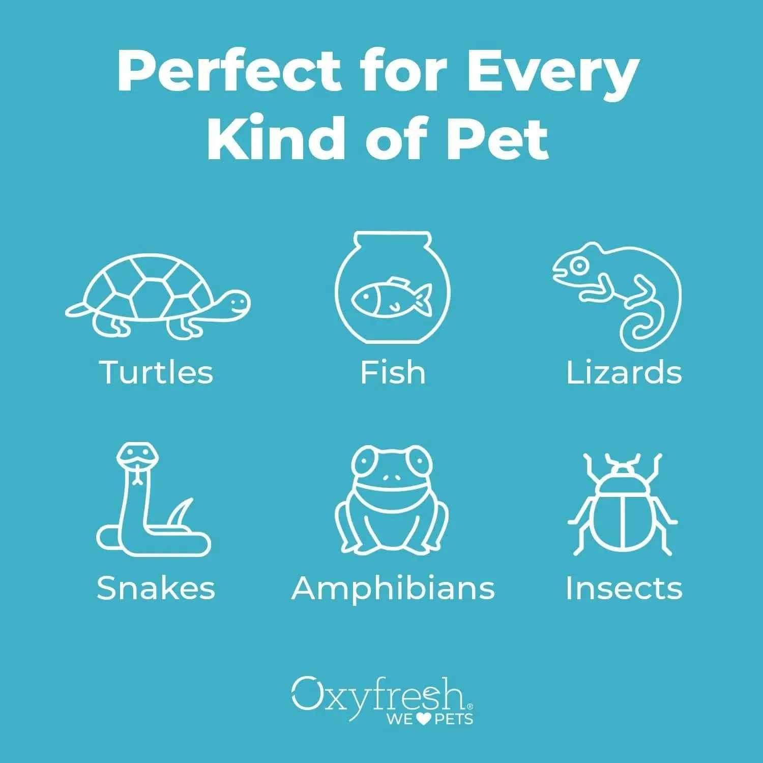 Oxyfresh Reptile Terrarium Cleaner Odor Eliminator Bleach Free