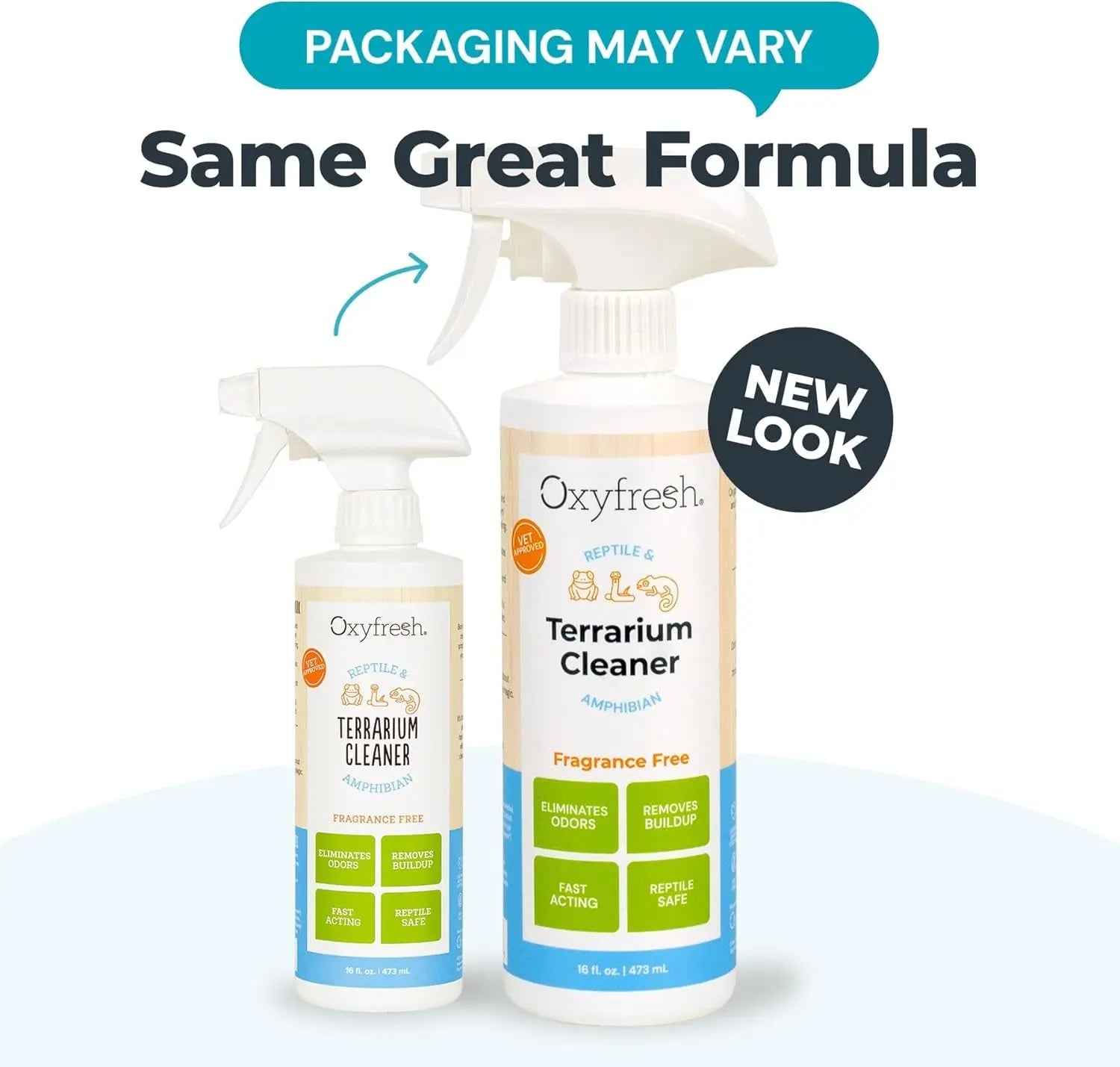 Oxyfresh Reptile Terrarium Cleaner Odor Eliminator Bleach Free