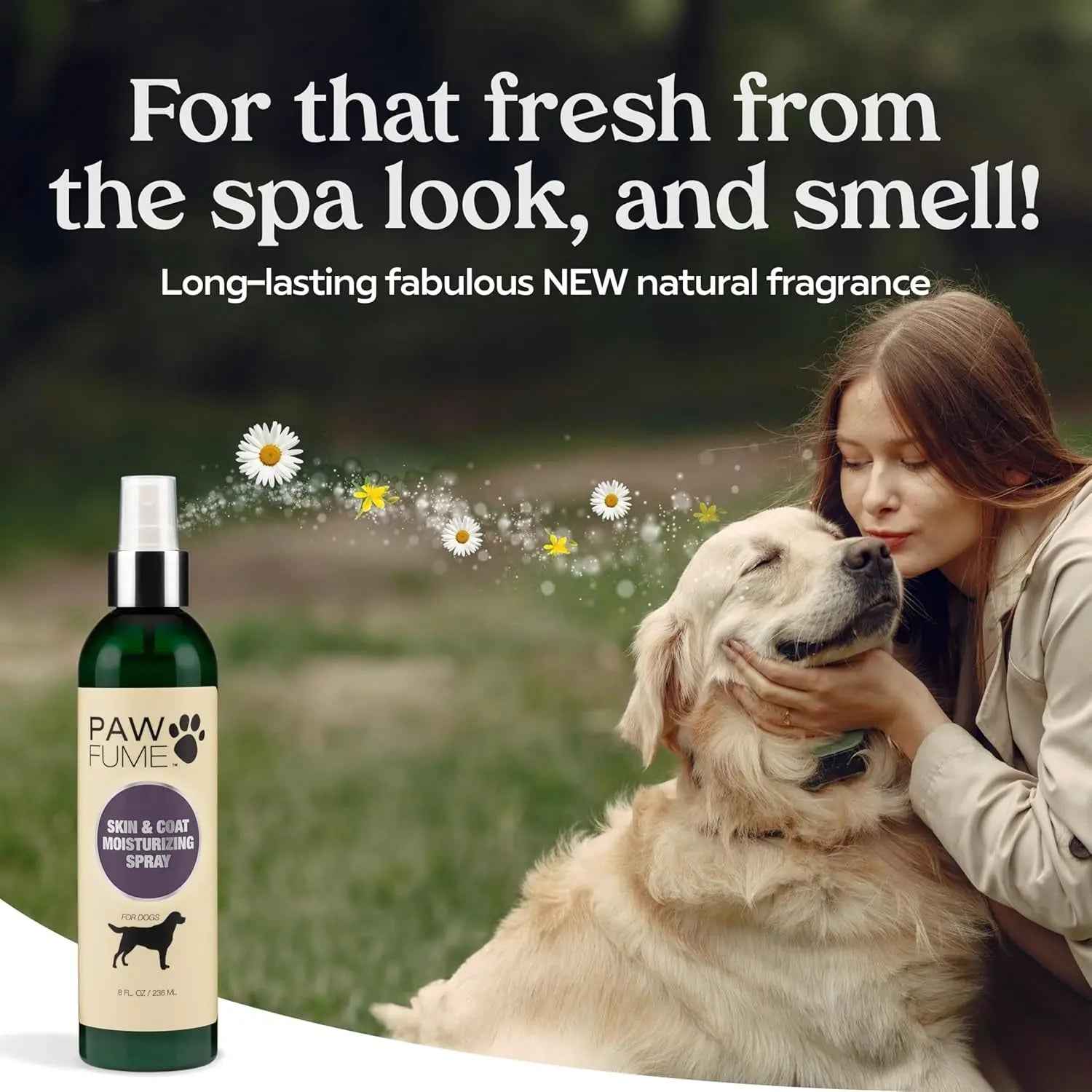 PAWFUME Deshedding Dog Shampoo & Conditioner Probiotic
