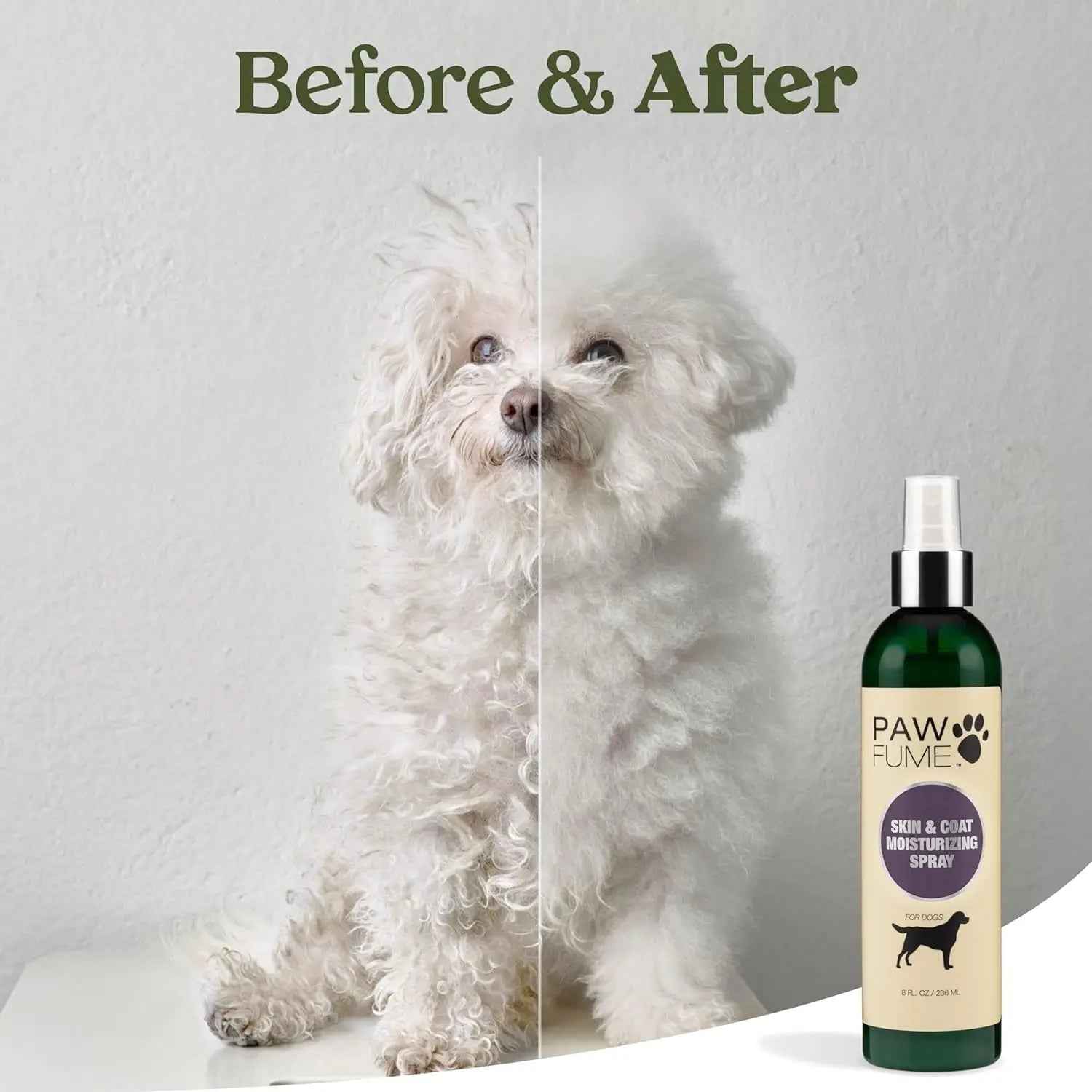 PAWFUME Deshedding Dog Shampoo & Conditioner Probiotic