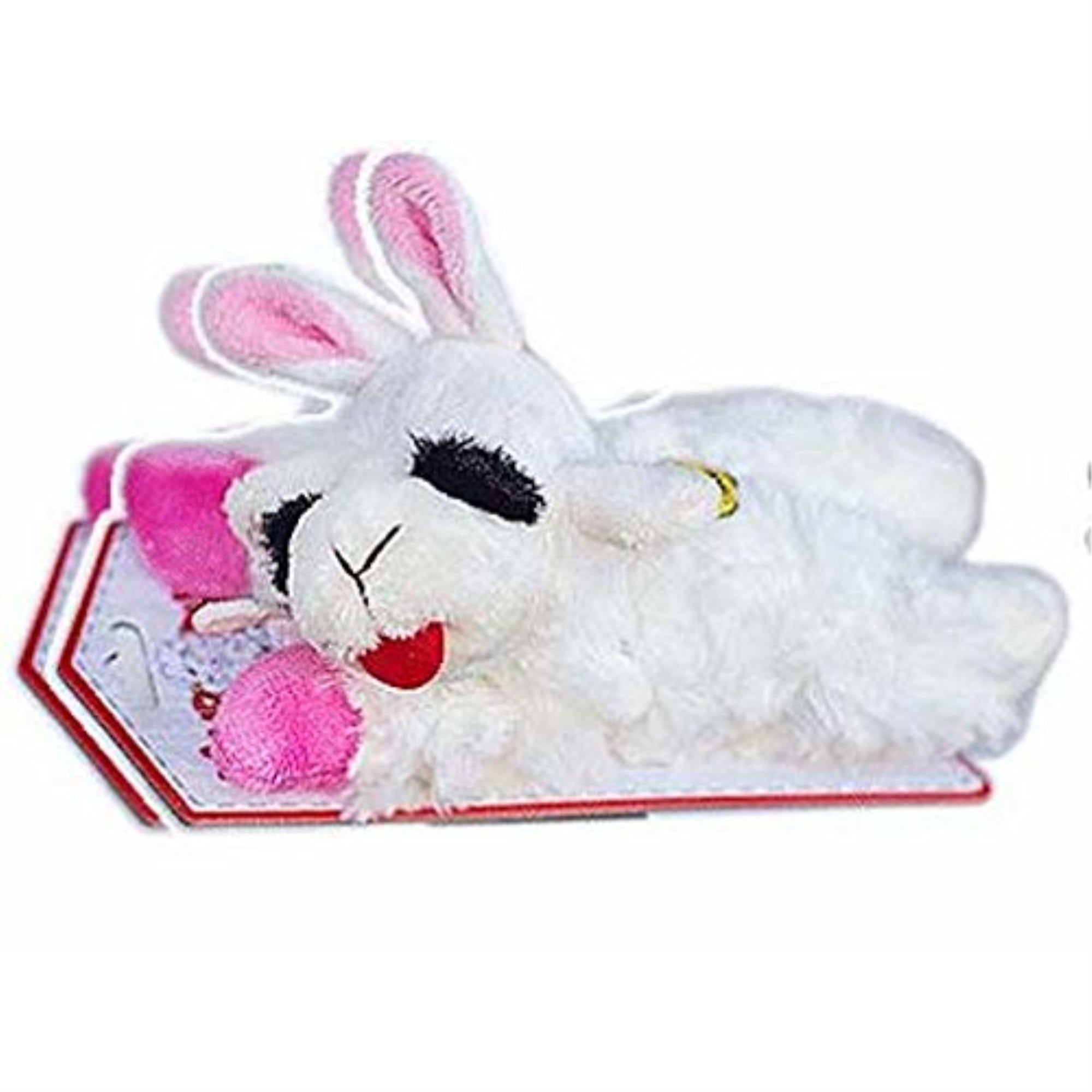 Multipet Easter Bunny Ears Lamb Chop Dog Toy 6 inch Mini