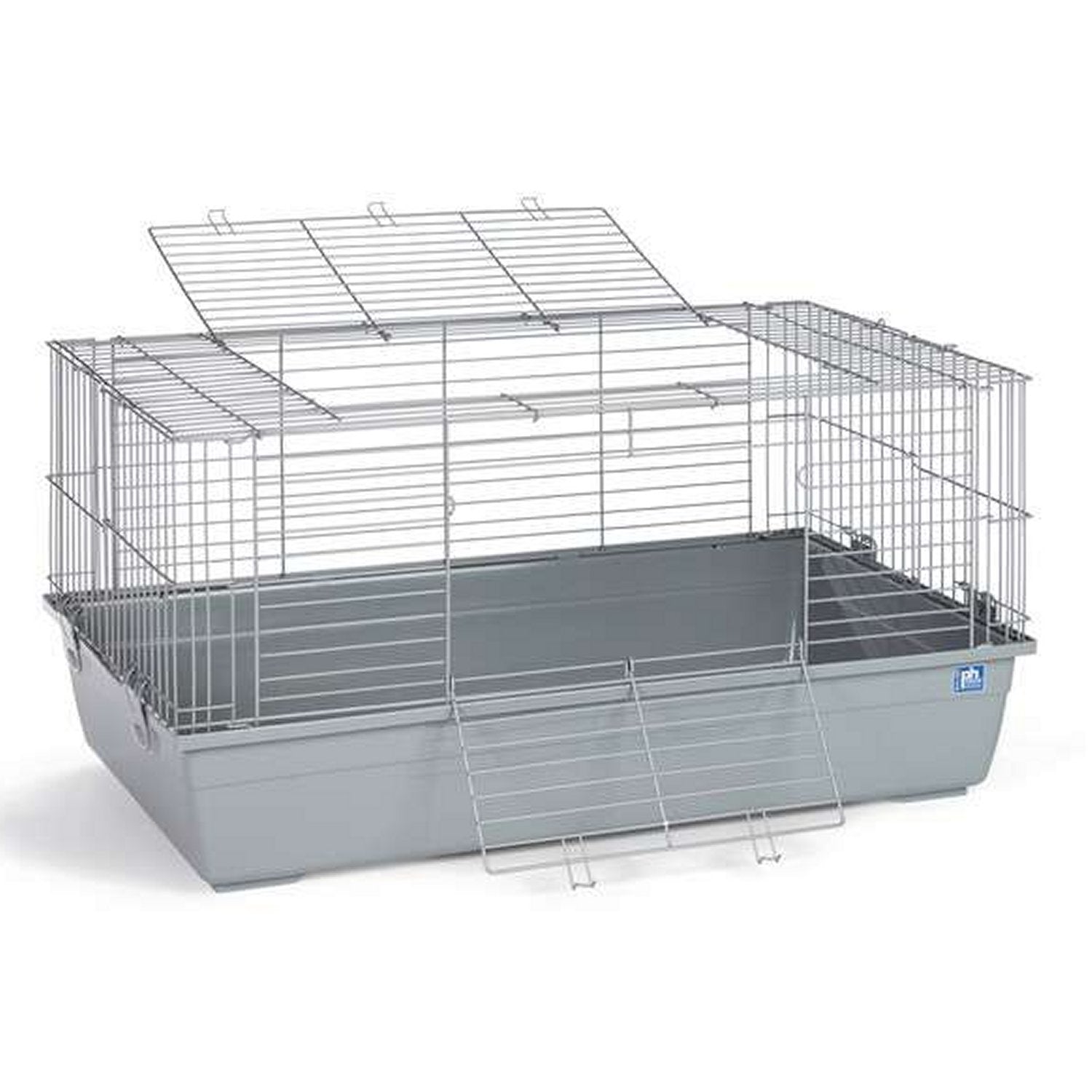 Prevue Pet Products Medium Rectangular Small Animal Tubby, 39.25" L x 21.75" W x 18.75" H, Gray Base, Model 524GRAY