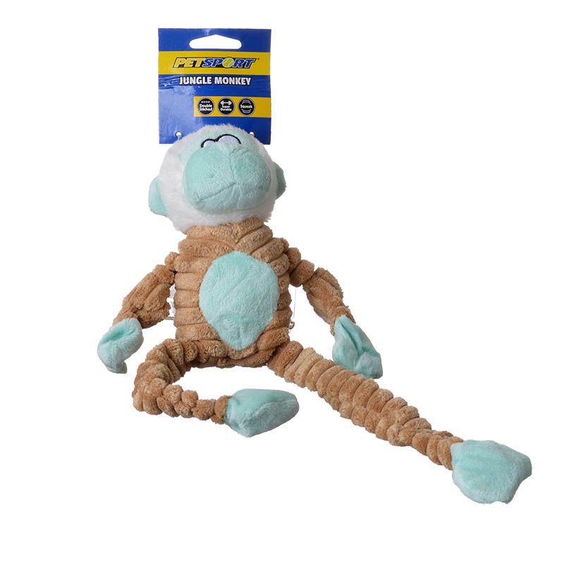 PS 14 TUFF SQUEAK PLUSH MONKEY