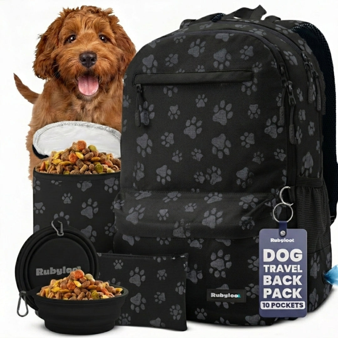 The Original Doggy Bag Backpack for Dog Supplies