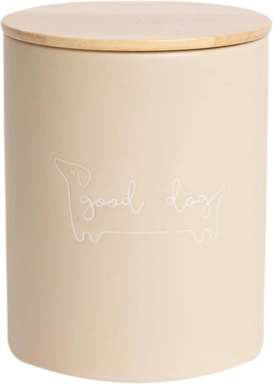 Pearhead Ceramic Treat Jar & M–XL Ceramic Dog Bowl | Modern Pet