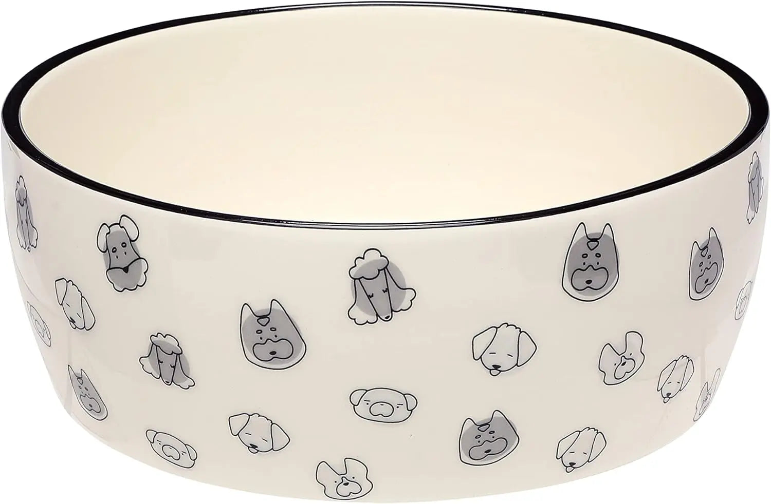 Pearhead Ceramic Treat Jar & M–XL Ceramic Dog Bowl | Modern Pet