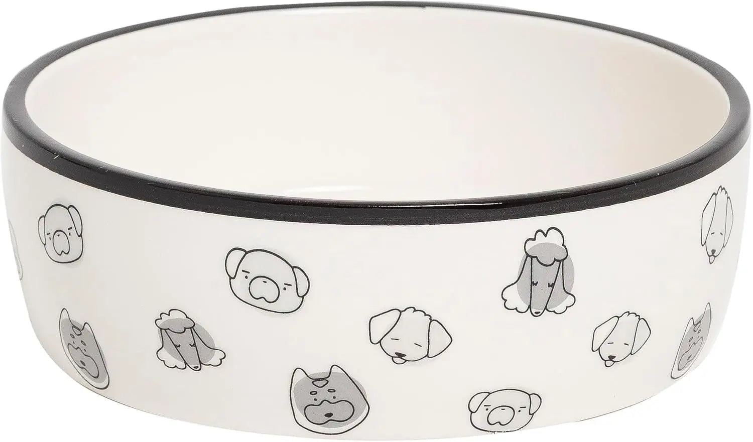 Pearhead Ceramic Treat Jar & M–XL Ceramic Dog Bowl | Modern Pet
