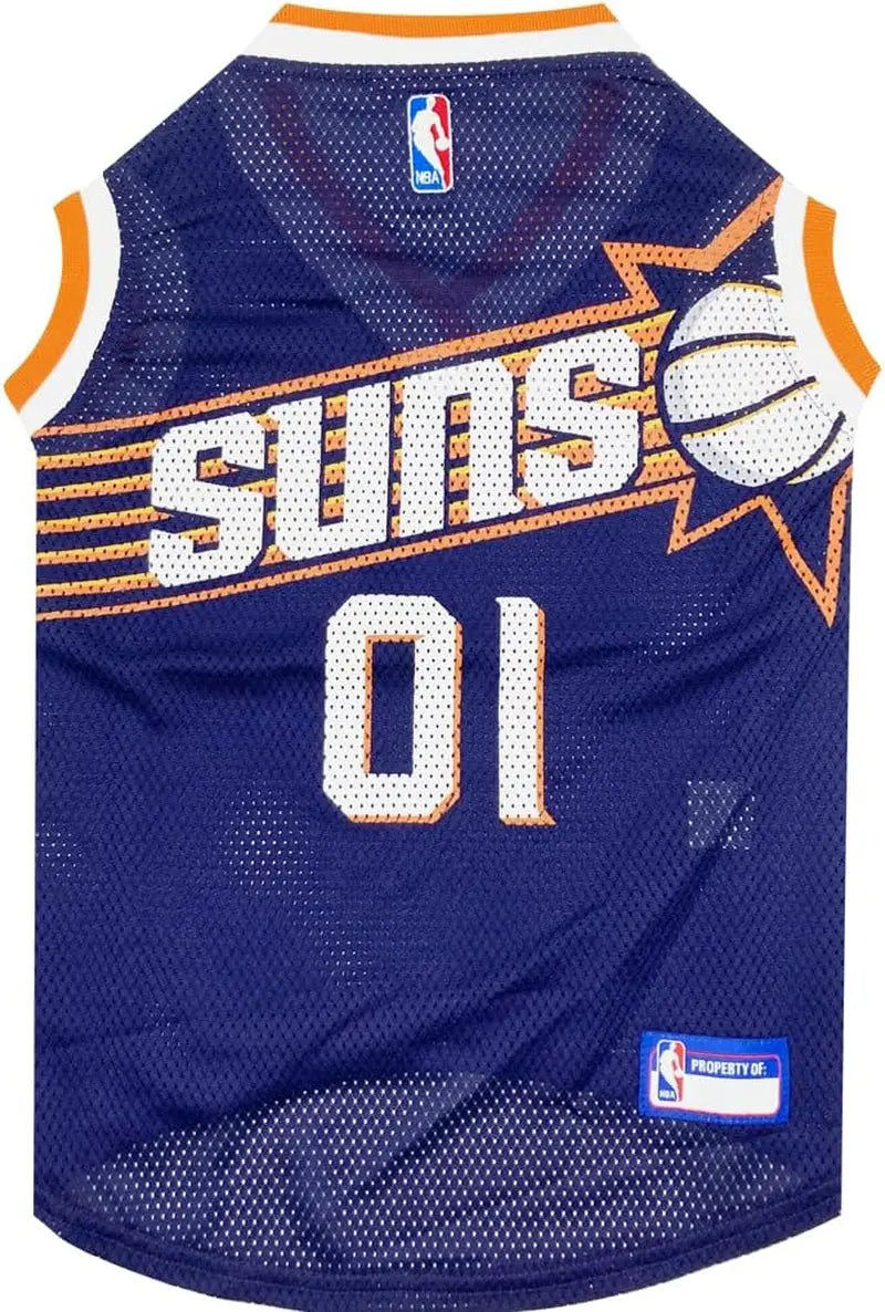 Pets First NBA Dog Jersey Tank Top Basketball Pet Shirt – All Teams & Sizes