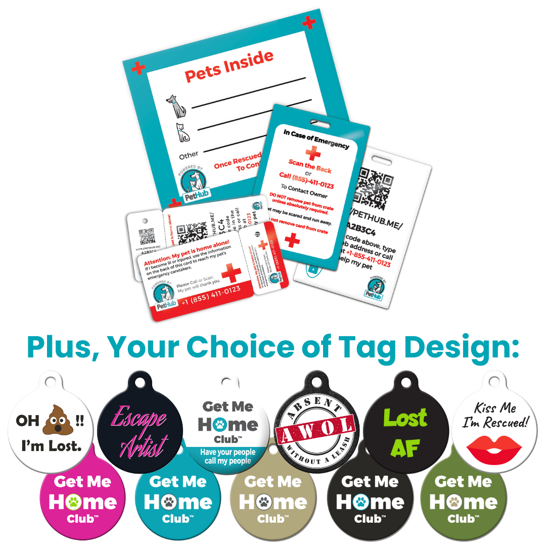 PetHub QR Pet ID Comprehensive ReadyKit – Complete Emergency Kit