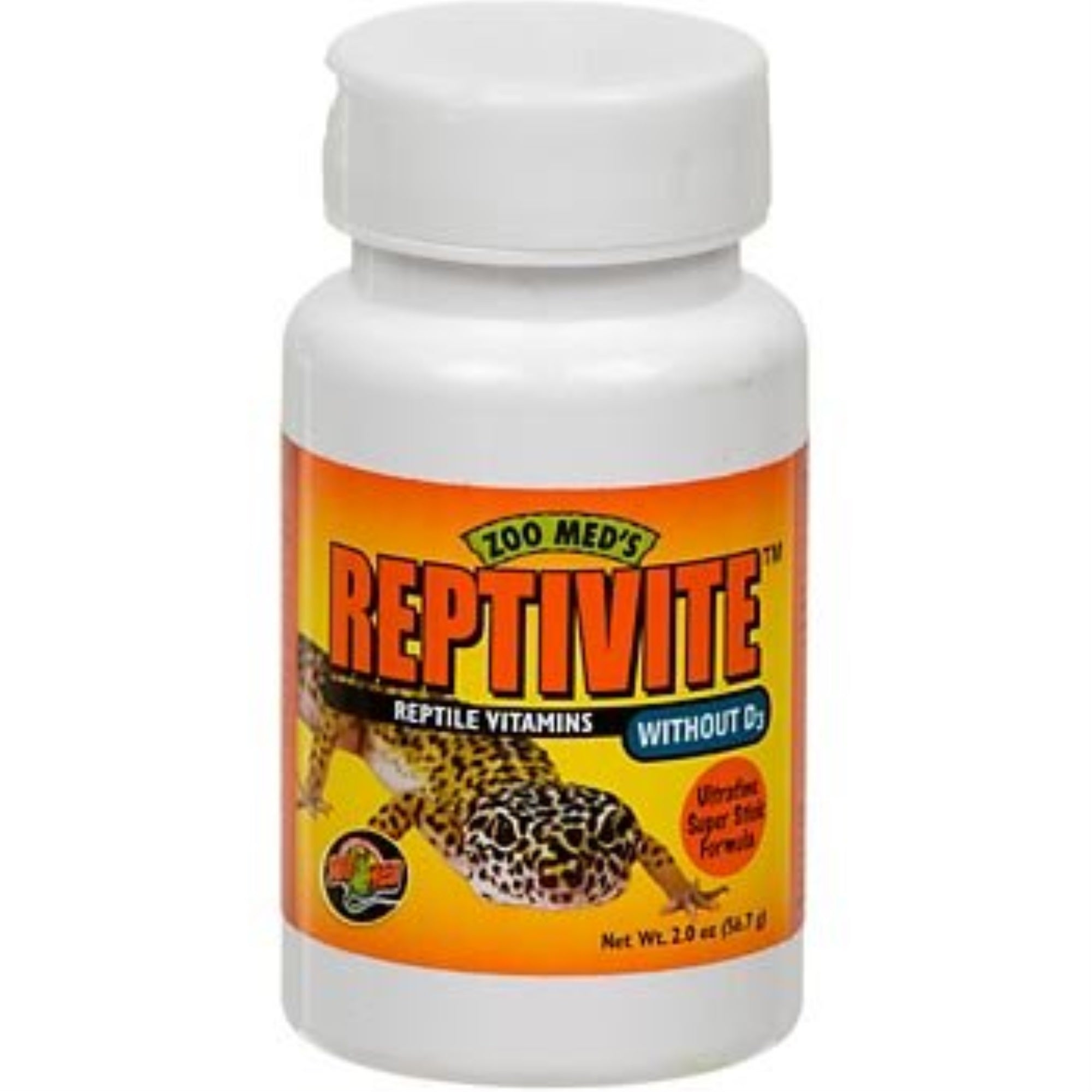 Zoo Med Reptivite, without Vitamin D3, 2-Ounce,Black