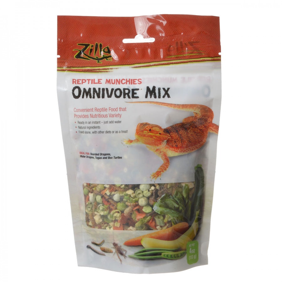 ZIL 4OZ REPTILE MUNCH OMNI FOOD