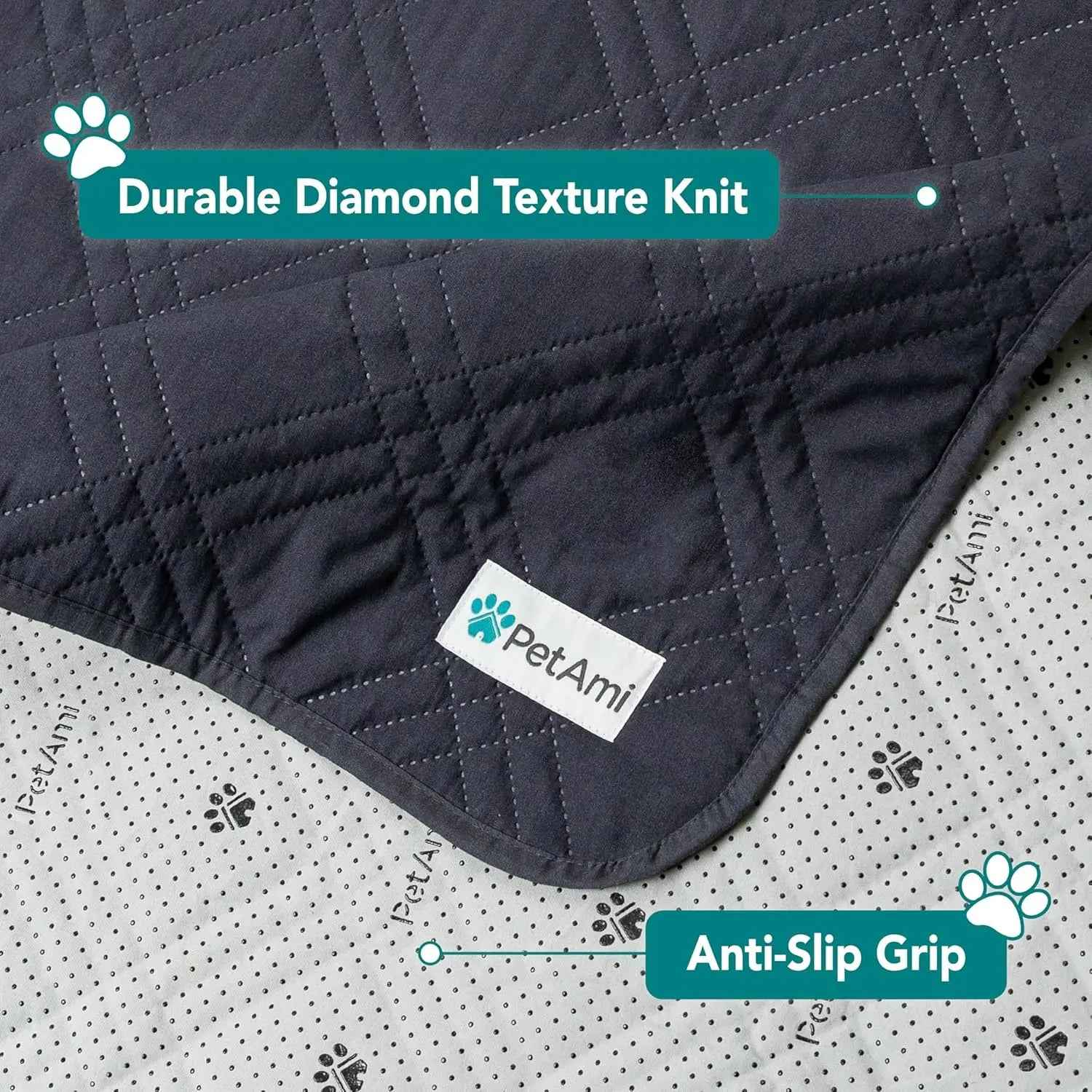 Waterproof Pet Couch Cover Reversible Furniture Protector for Dogs & Cats