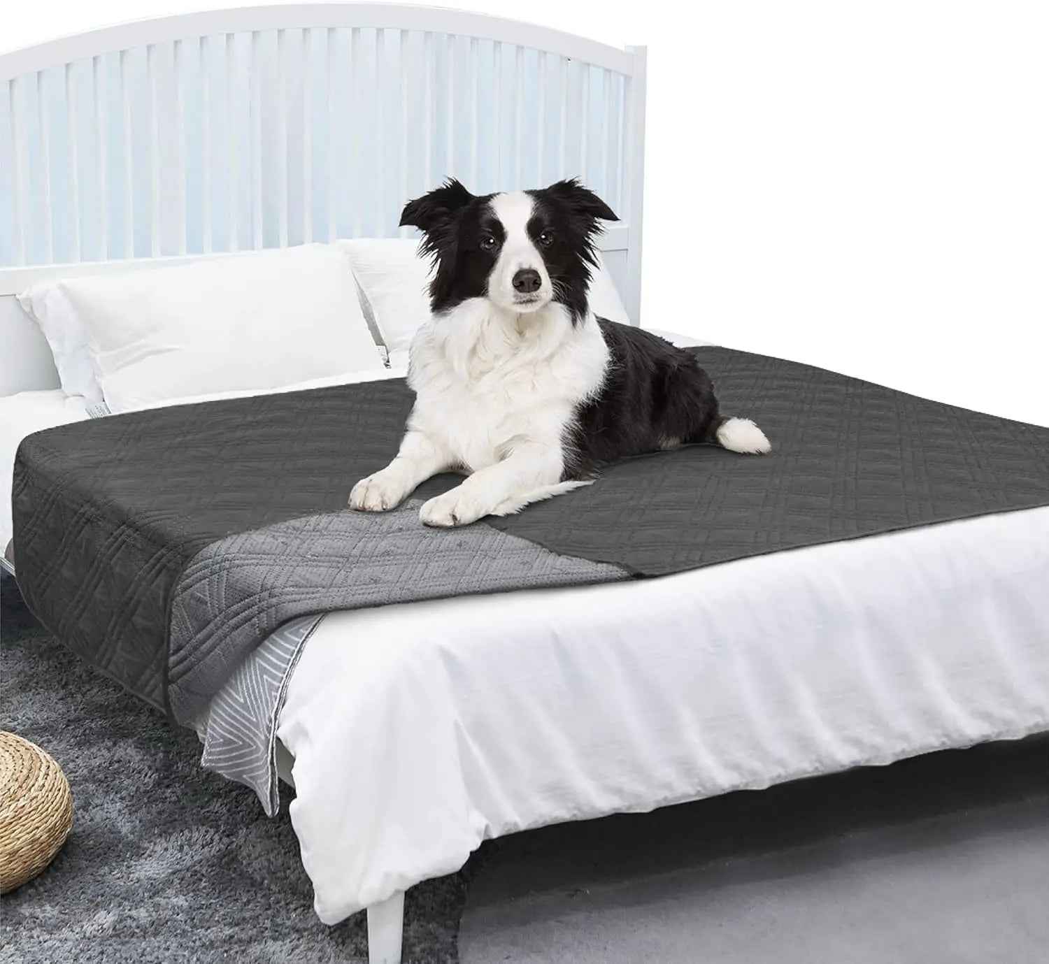 Waterproof Pet Couch Cover Reversible Furniture Protector for Dogs & Cats