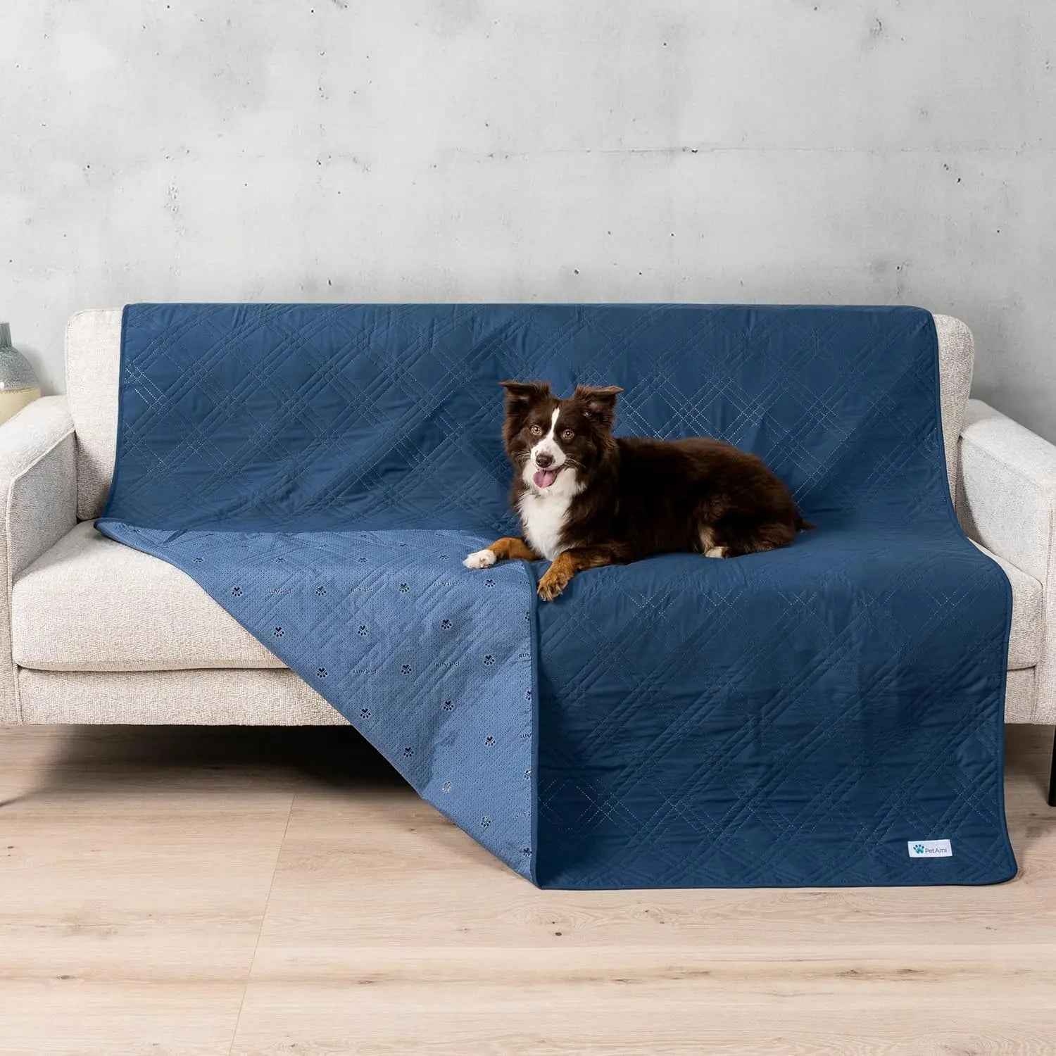 Waterproof Pet Couch Cover Reversible Furniture Protector for Dogs & Cats