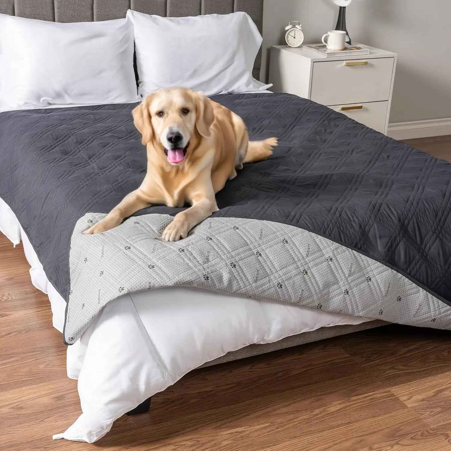 Waterproof Pet Couch Cover Reversible Furniture Protector for Dogs & Cats