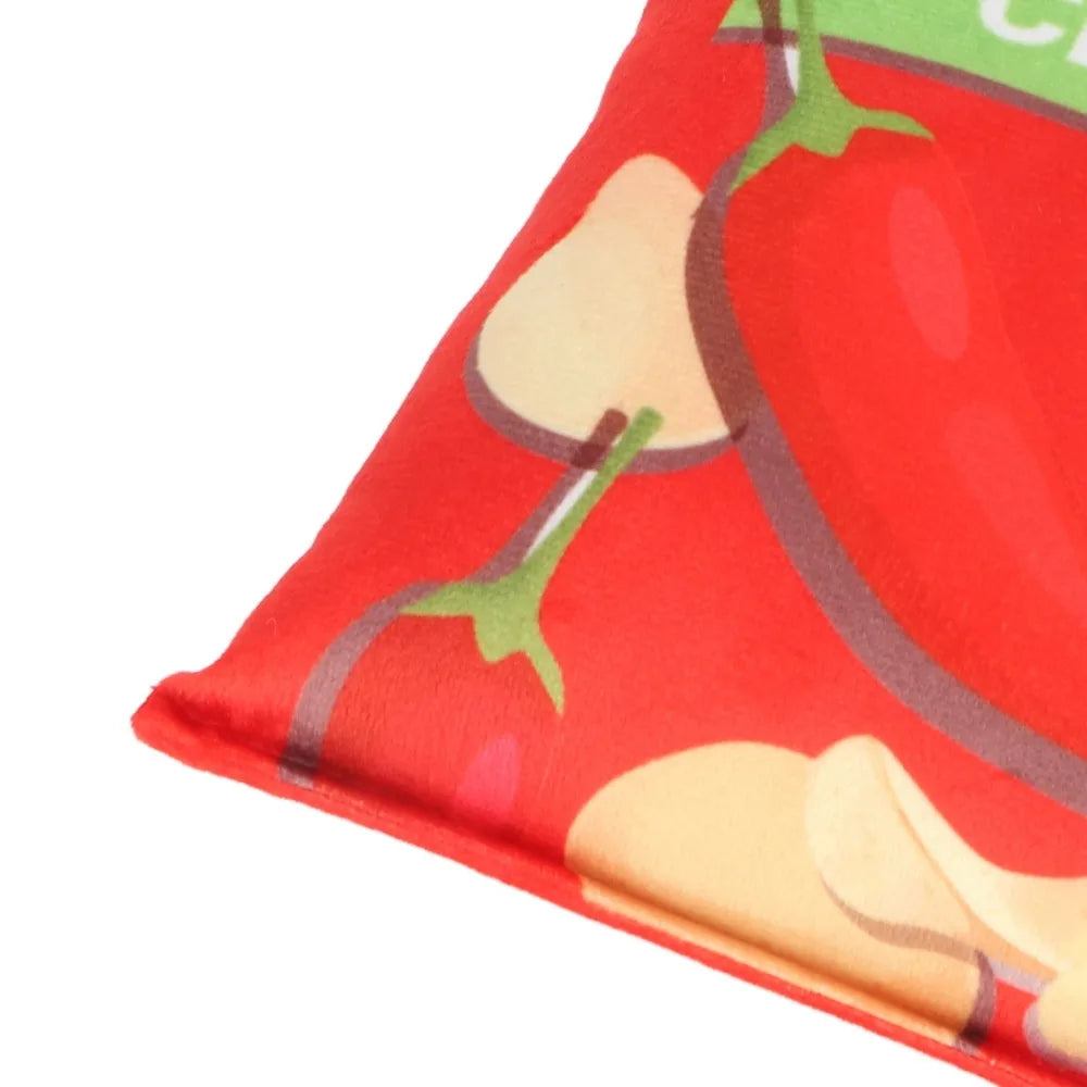 Soft Fabric Pet Toy Crinkle Paper Inside Built-in Squeaker Dog Squeaky Toy Lightweight Body Bite Tough