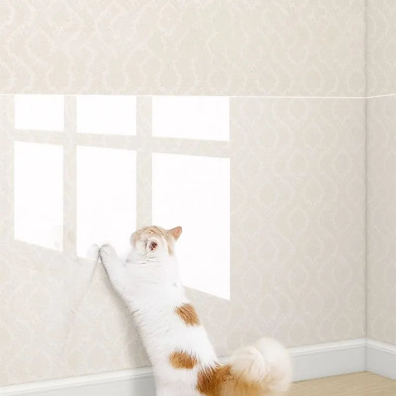 Furniture Protectors Cover Accessories for Cats Sofa Protection Pads 3m Self-adhesive PVC Transparent Cat Supplies Pet Products