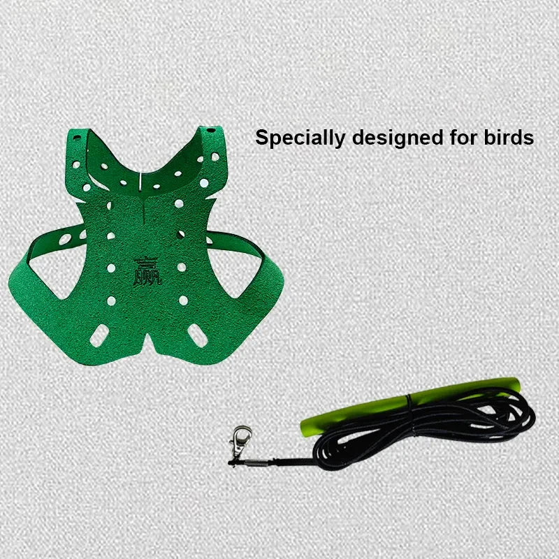 Bird Pet Product Parrot Pigeon Harness and Leash Flying Anti-bite Traction Rope Straps Bird Training Outdoor Carrying