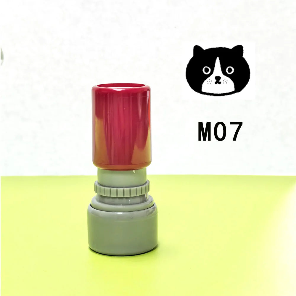 Cat Pattern Stamp Black Cat Animal Stamp for Inspiring and Encouraging Teaching Classroom Active Activities Teacher Stamp