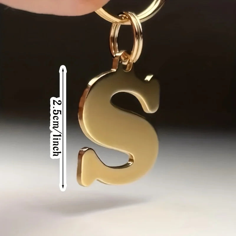 [Customized Products] Personalized Stainless Steel Pet Pendant Keychain, Customizable Pet Id Tag Letter Pendant, Custom Dog Tag