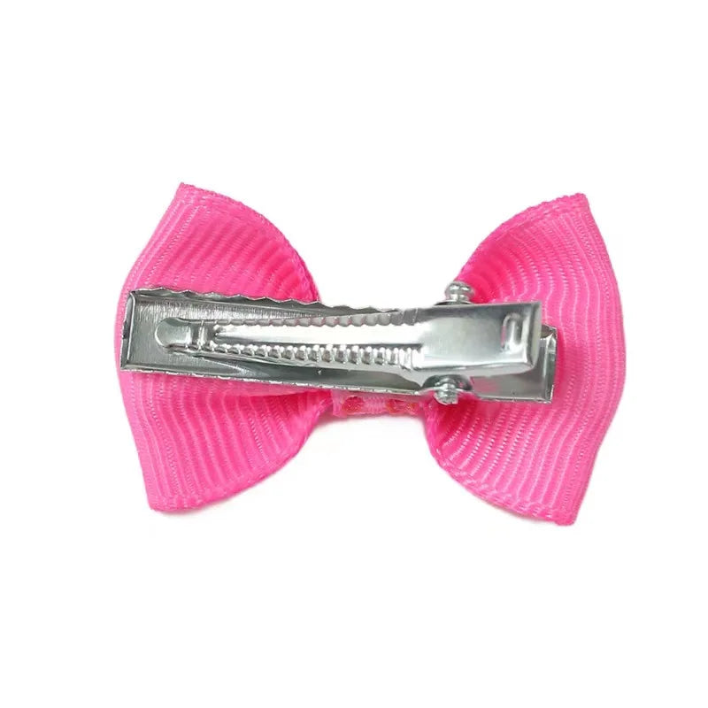 10/20Pcs Dot Pet Grooming Hair Clips Dog Cat Bows Hairpin Pet Girls Barrette for Small Dogs Supplies Pet Hair Grooming Acce