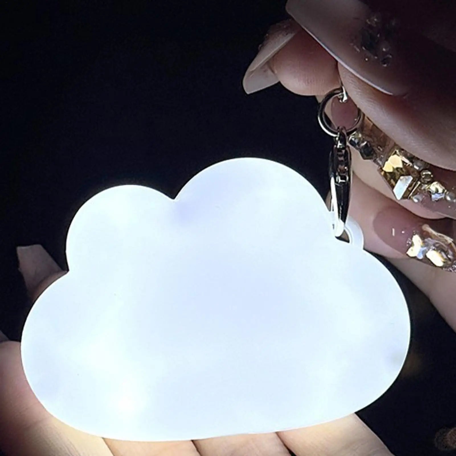 Cute cat paw shaped Bag Light Kitten Claws Cloud LED Light Touch Activated Purse Backpack Wallet Handbags automatic sensor light