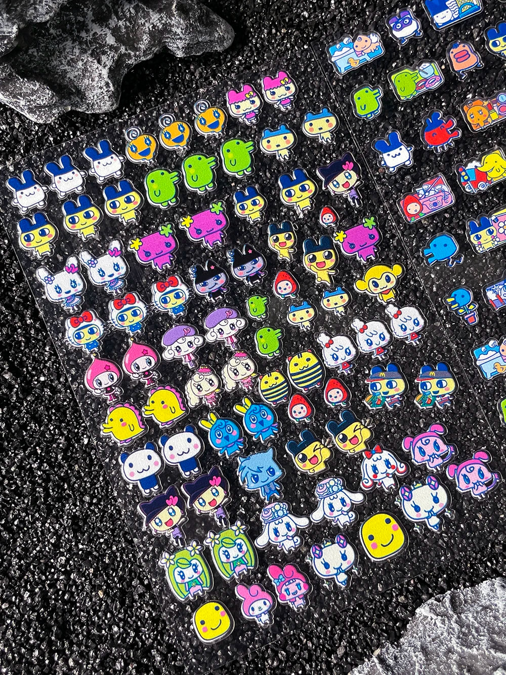 Cartoon Cute Electronic Pet DIY Handmade Scrapbook Nail Sticker Decal Decoration PVC Waterproof Stationery Box Phone Case Sticke