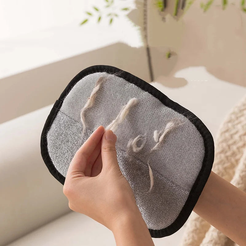 Pet Hair Remover Portable Washable Clothes Hair Dehairing Gloves Pet Cleaning Products Pet Accessories