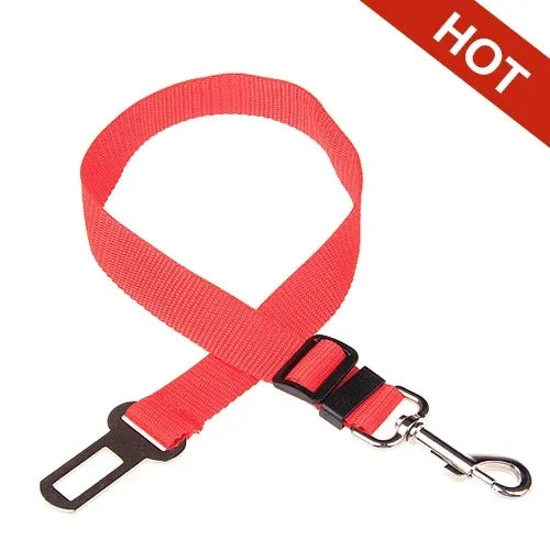 Dog Car Seat Belt Safety Protector Travel Pets Accessories Dog Leash Collar Breakaway Solid Car Harness