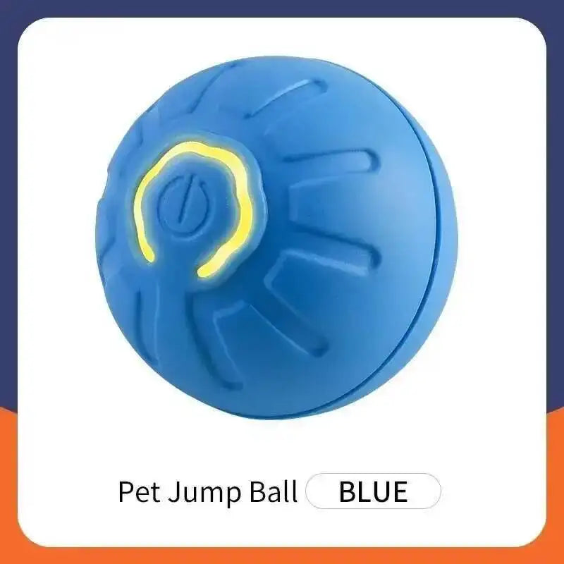 Smart Dog Interactive Toy Ball Electronic Pet Toy Ball USB Automatic Bouncing Rolling Toy Ball With RGB Lights Puppy Cat Product