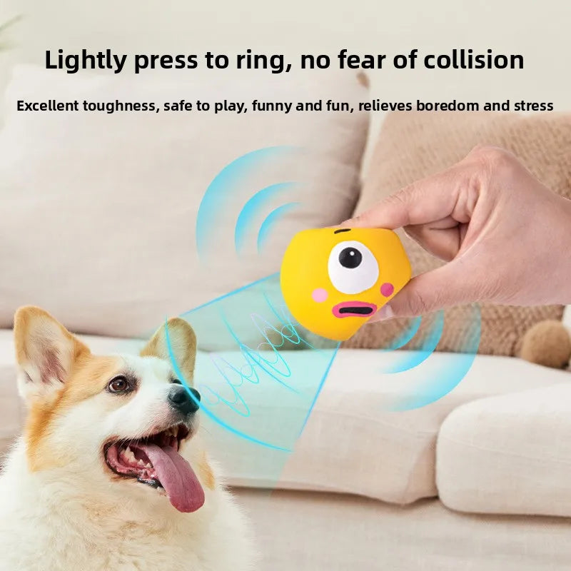 Pet Toy Ball Latex Sound Bite-Resistant Dog Toy Interactive Training Self-Hi Pet Products Puppy Dog Accessories