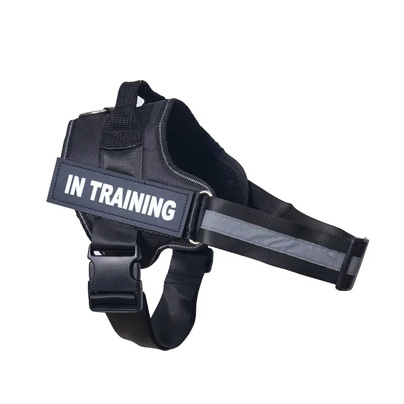 Dropshipping Dog Harness ID Custom patch Reflective Breathable No Pull Pet Harness Vest Training Dog Accessories