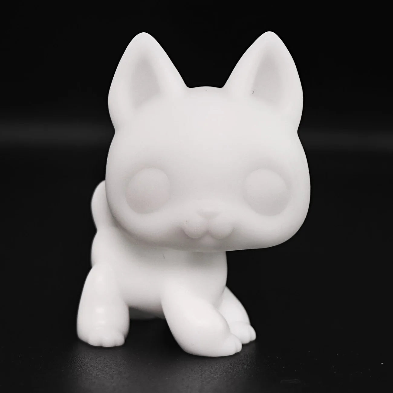 Minilpsshop White Base For Pet Shop Toy Crocodile Spider German Shepherd Turtle Panda Bull Terrier and Sheepdog DIY Painting